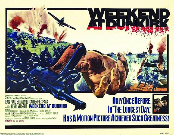 처칠의 총리 재임시절에 진행된 덩케르크 철수작전과 독일과의 공중전투를 소재로 한 영화. '덩케르크'(1964) '공군대전략' (1969)의 영화포스터.(