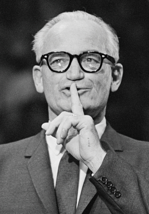 1964년 미 공화당 대선 후보 골드워터.