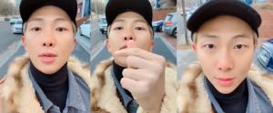 [아이돌정보] 방탄소년단 RM, '감기조심하세요'... 알뜰히 팬들 챙겨
