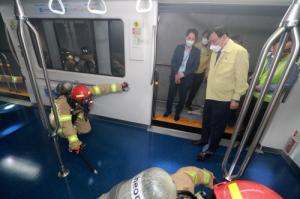 인천공항, 화재상황 가정 대규모 비상 합동훈련 실시