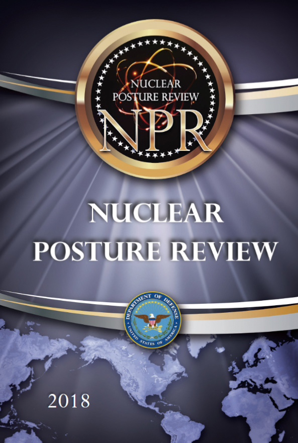 한일간 전술핵 공유 문제를 언급한 2018 핵태세검토 보고서(Nuclear Posture Review, NPR) 표지