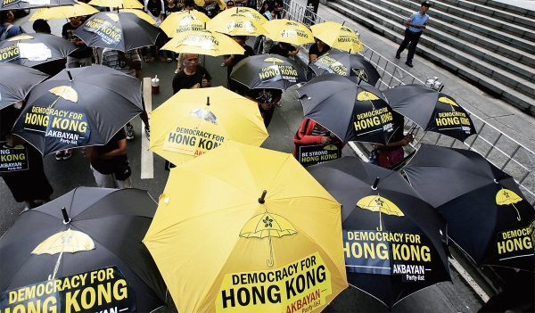 홍콩의 우산혁명은 보편적 인권문제다. 홍콩의 인권을 말하면서 북한인권에는 눈감는 것이 한국 좌파세력이다.