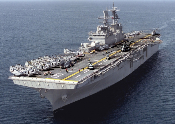 한국 경항모 롤 모델이 될 미 해군 WASP급 강습 상륙함 / 미 해군 홈페이지