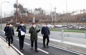 백군기 용인시장, “시민들 안전사고 예방에 최선 다해달라” 주요 도로 개통에 앞서 현장 점검